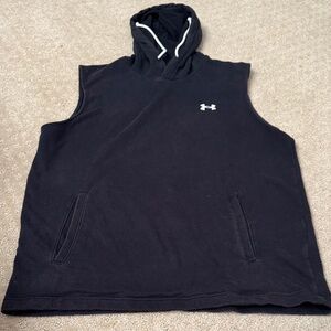 Under Armour Black Sleeveless Hoodie